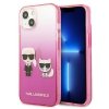 Karl Lagerfeld KLHCP13STGKCP iPhone 13mini 5,4 hardcase różowy/pink Gradient Ikonik Karl & Choupette